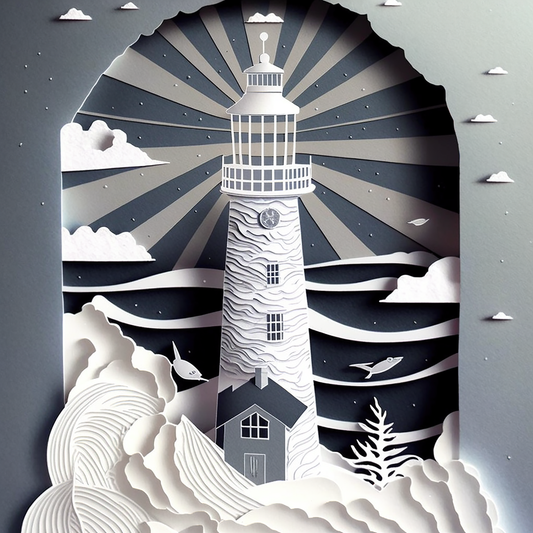 Paper Cut LightHouse #1