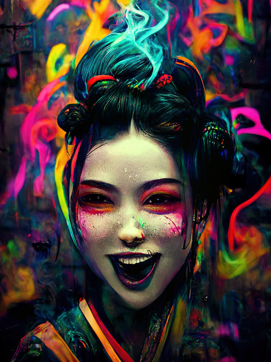 Geisha Girl - Poster Print #3