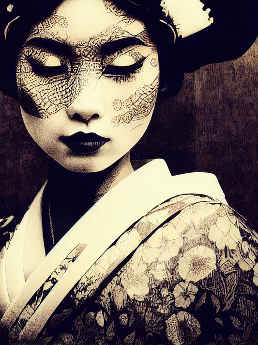 Geisha Girl - Poster Print #4