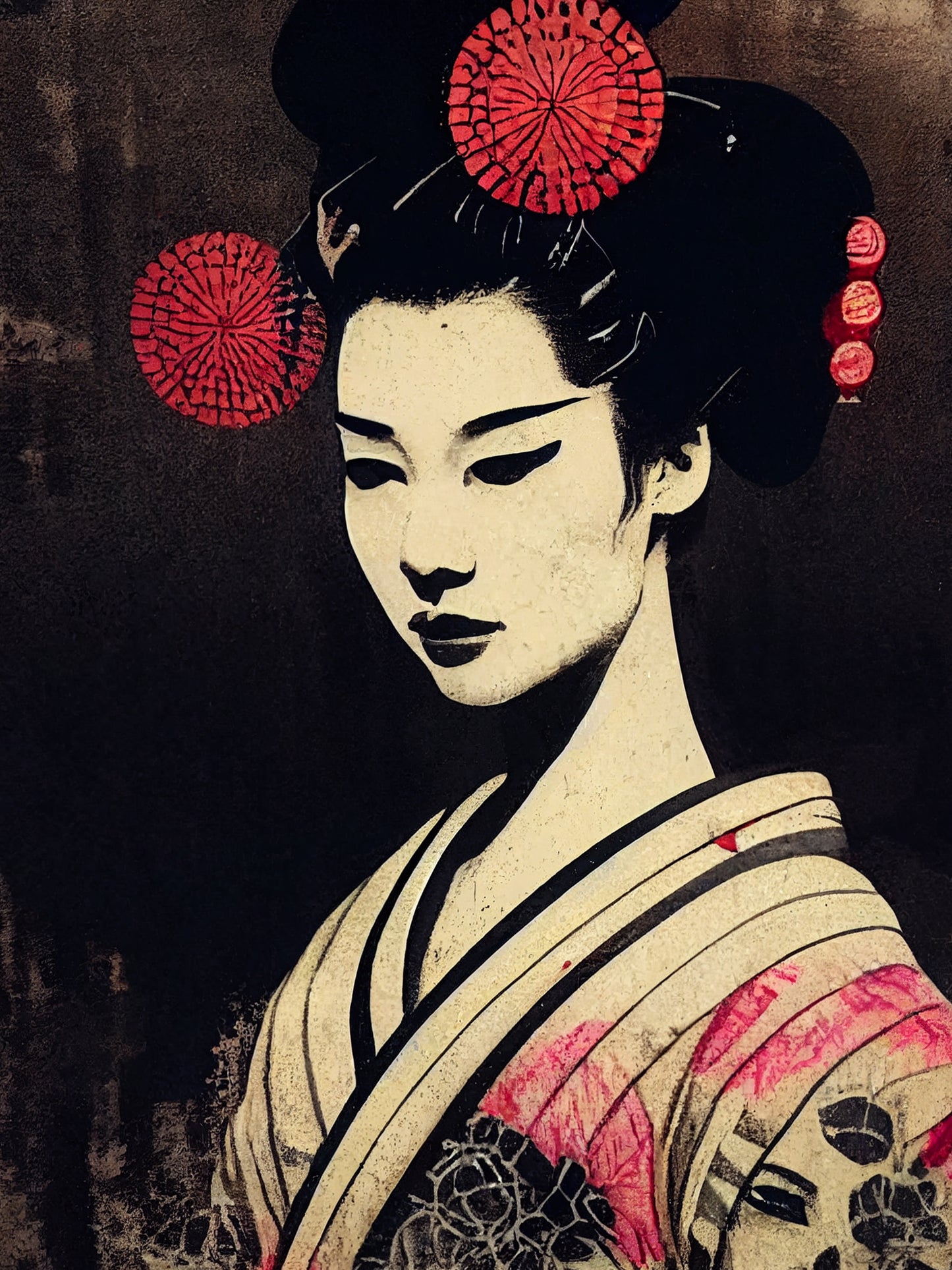 Geisha Girl - Poster Print #1